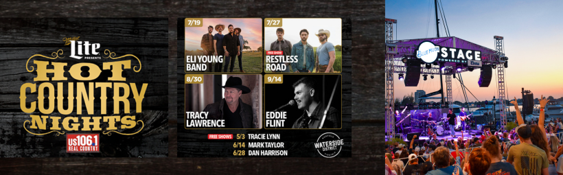 Hot Country Nights at Waterside 2024